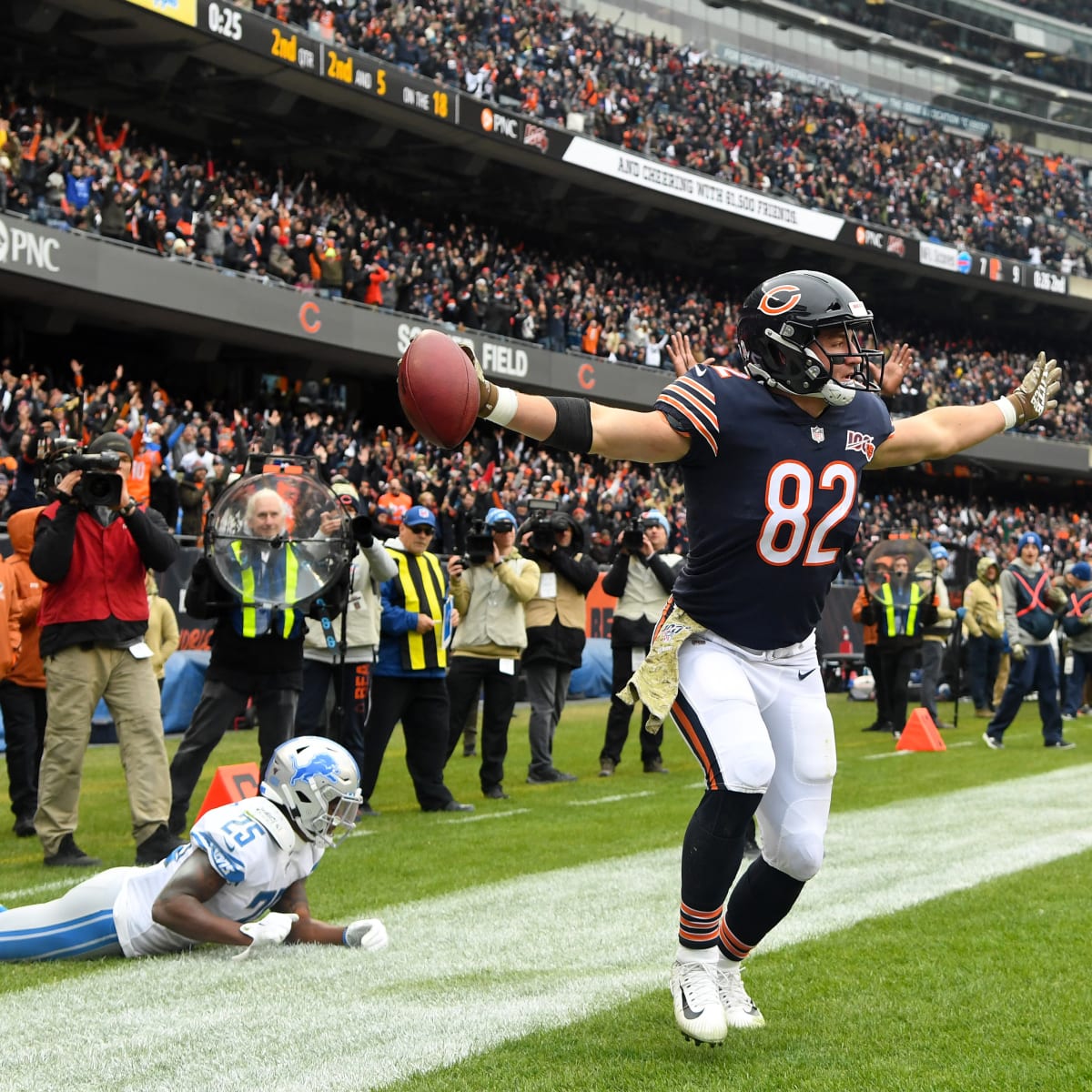 Chicago Bears release TE Ben Braunecker