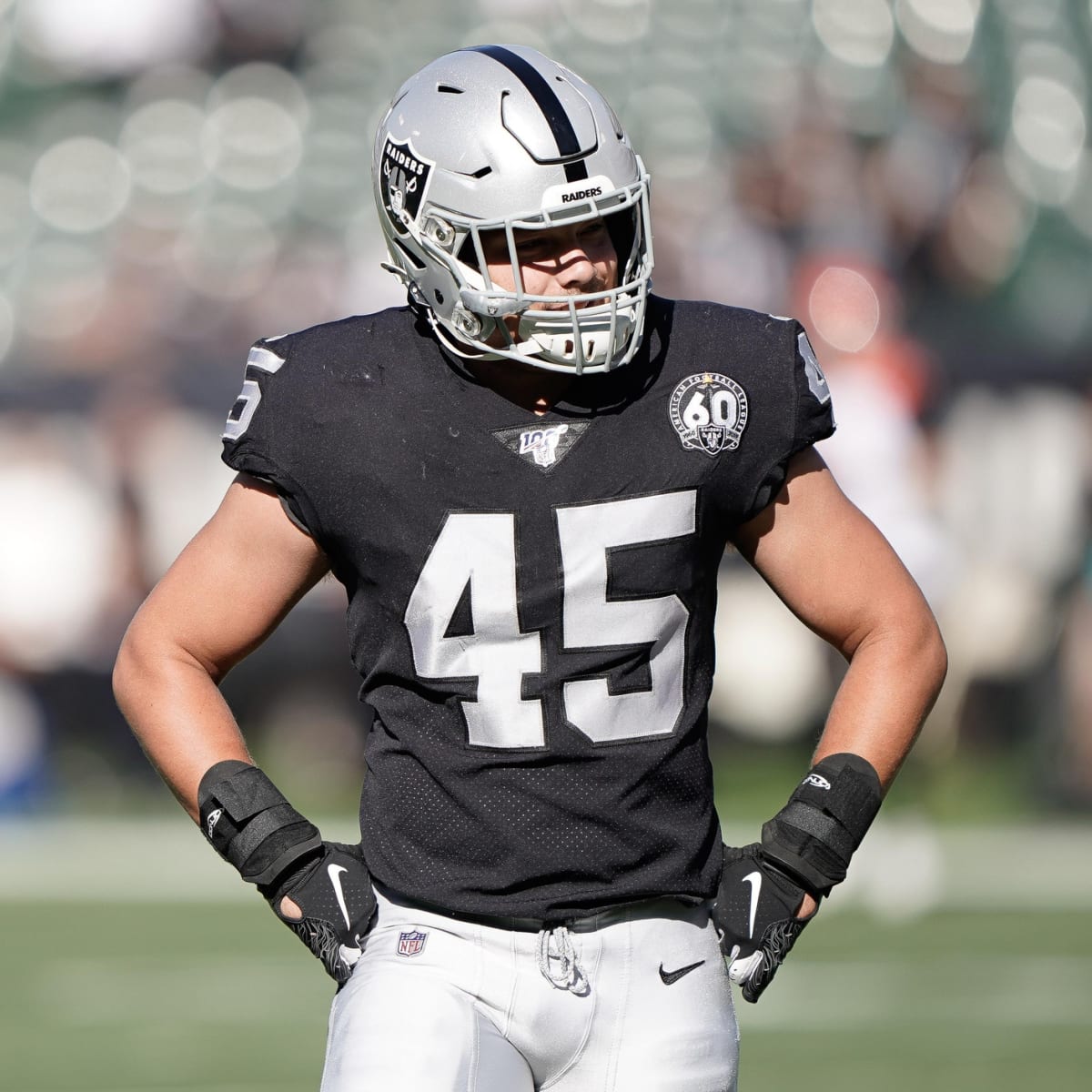 NFL Las Vegas Raiders Alec Ingold Football Summit For Foster Youth