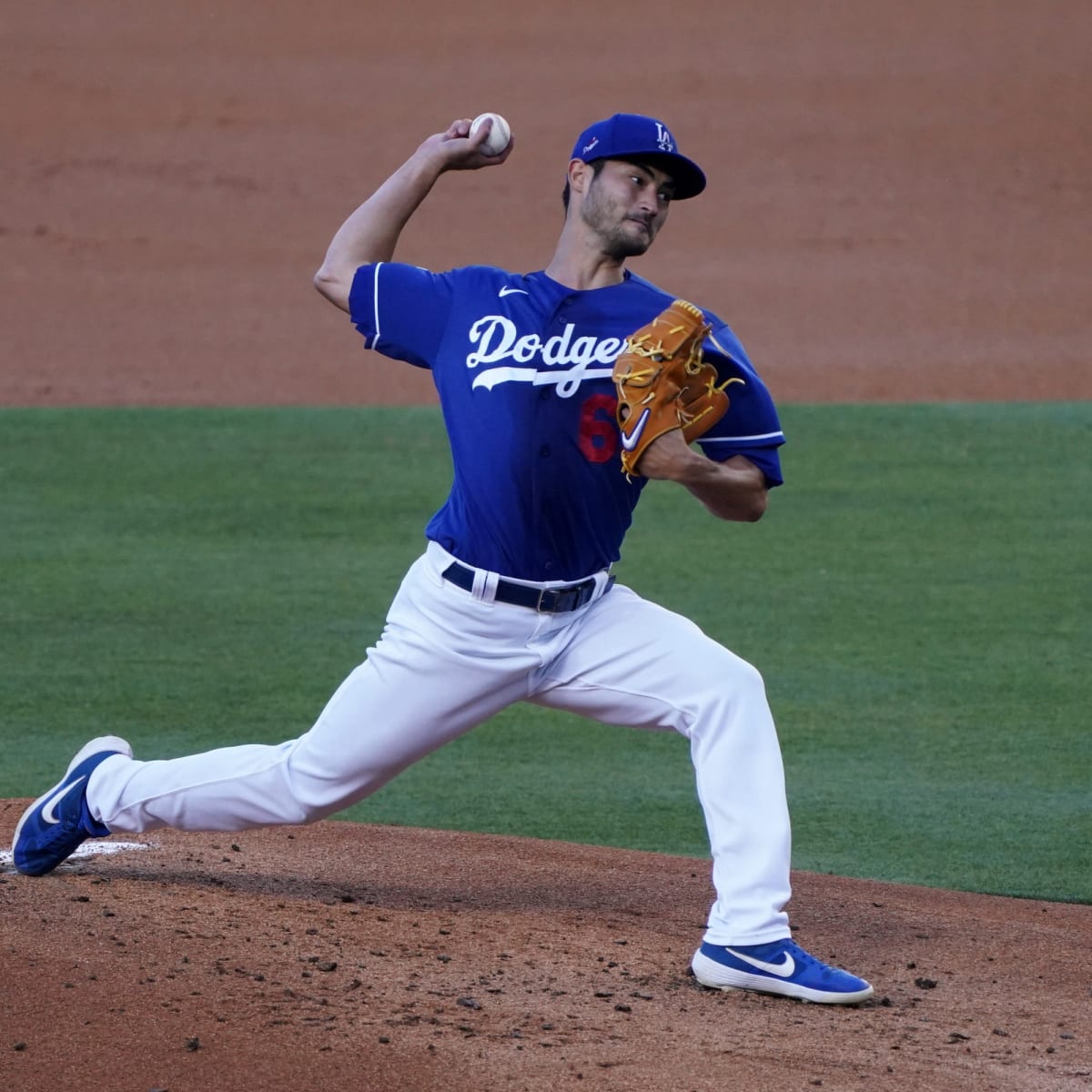 Yesterday, pitcher Tony Gonsolin - Oklahoma City Dodgers