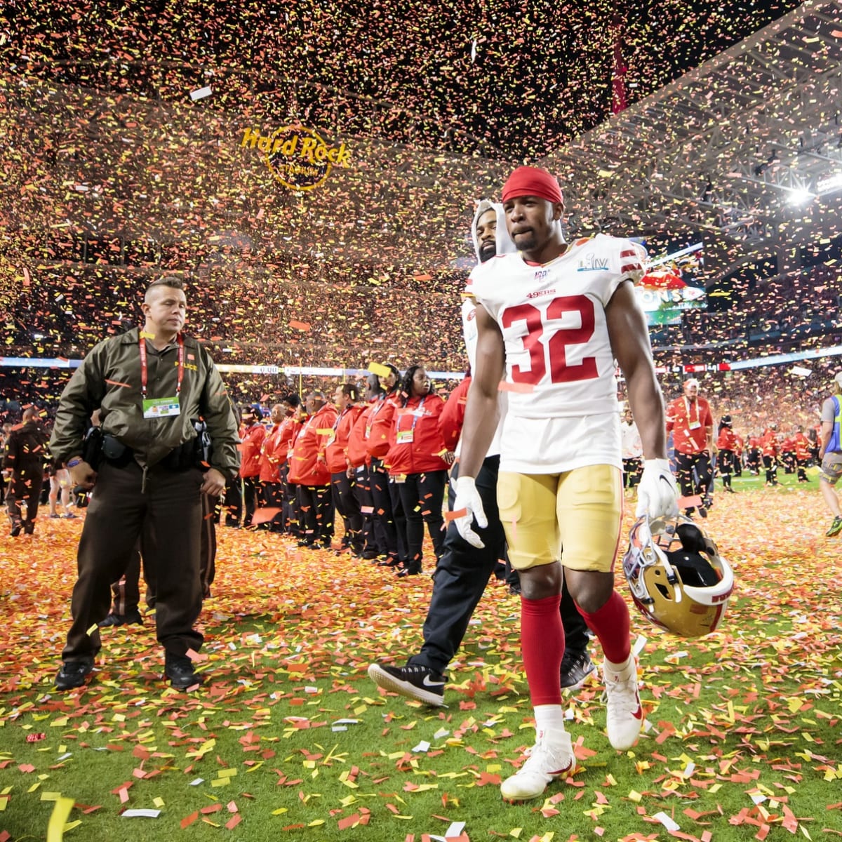 DJ Reed Jr of the San Francisco 49ers celebrates a play during the Niners  26-23 overtime win over the Seattle Seahawks Sunday, December 16, 2018 at  Levi's Stadium in Santa Clara, CA