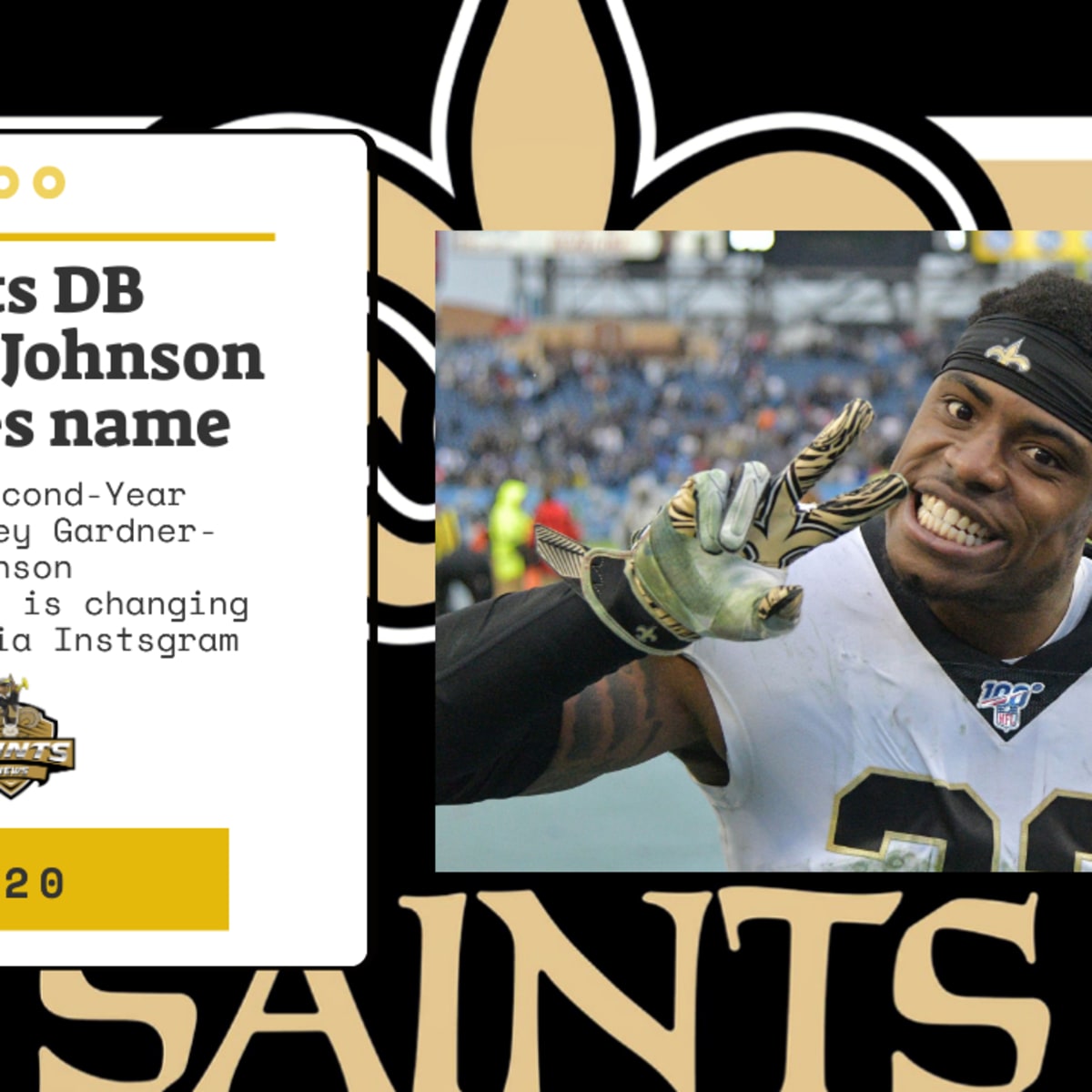 Saints DB Gardner-Johnson Changes his Name to Ceedy Duce - Sports  Illustrated New Orleans Saints News, Analysis and More