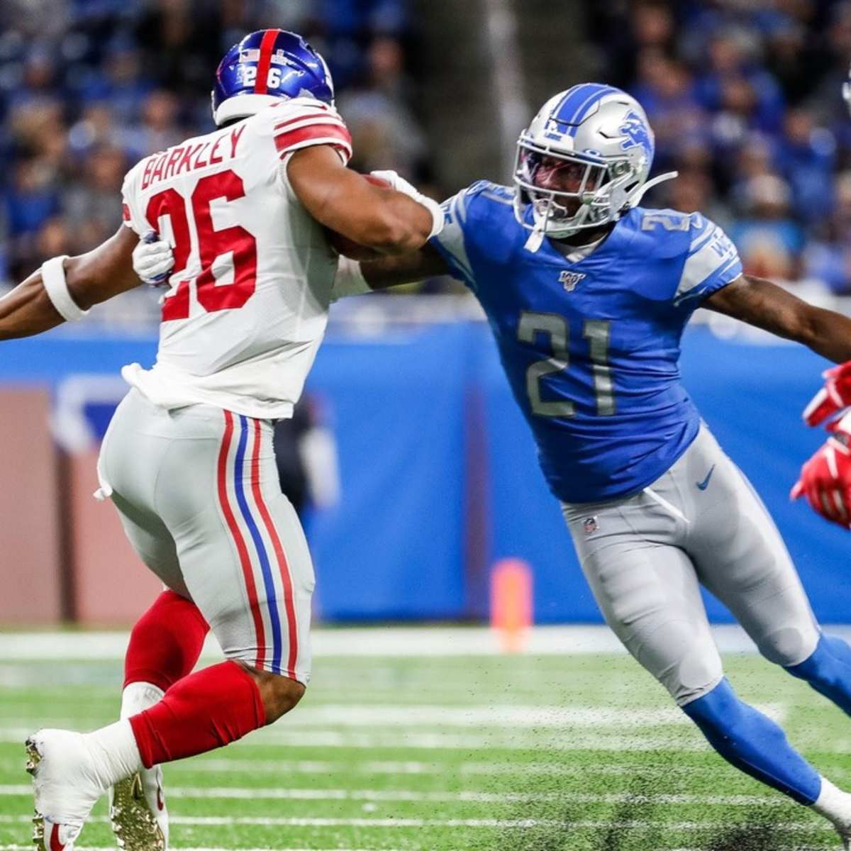 Tavon Wilson making a run at Lions' starting safety job next to