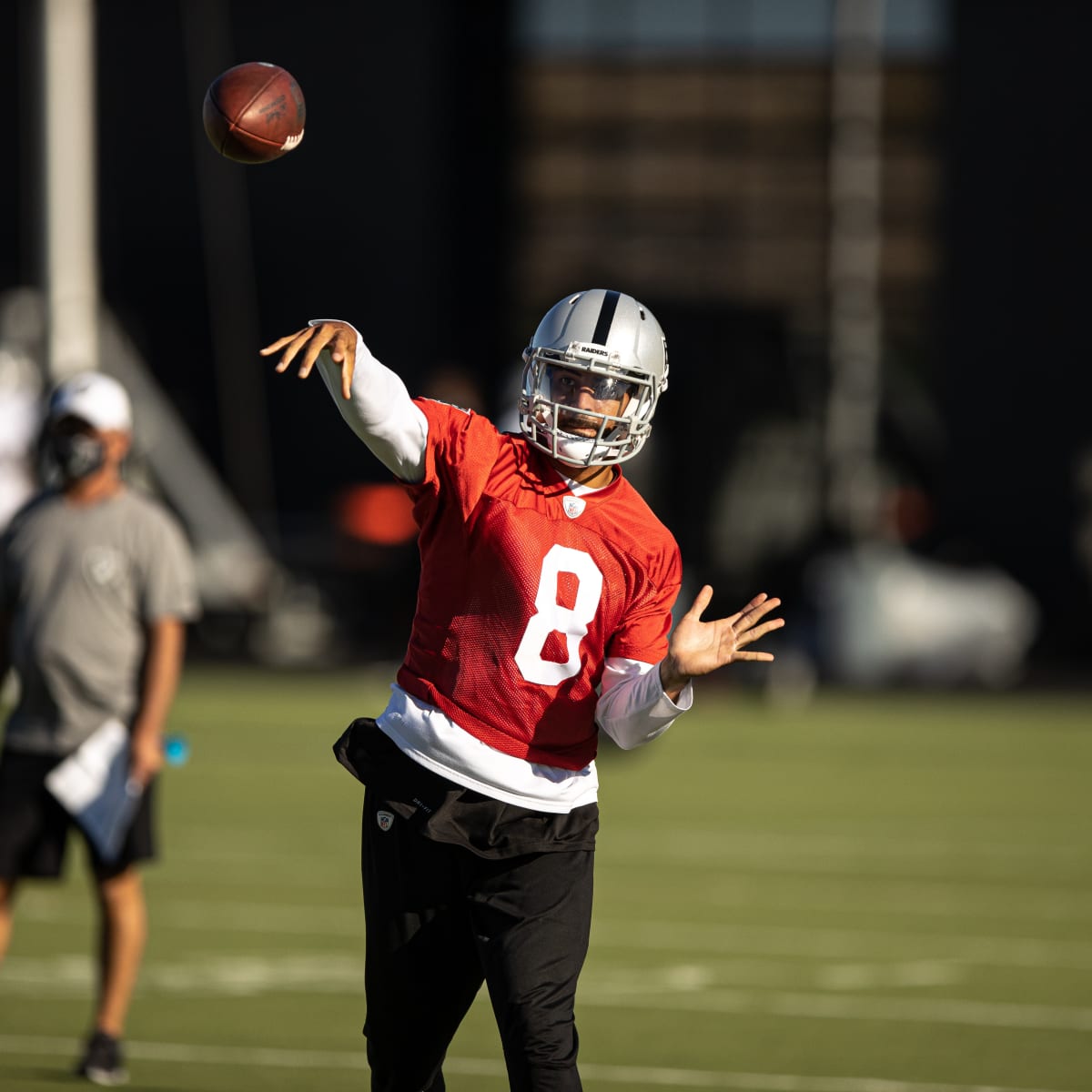 Las Vegas Raiders' coach Jon Gruden on Marcus Mariota: 'I've been  impressed' 