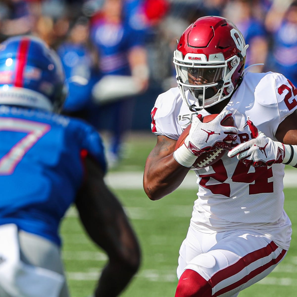 Oklahoma Sooners coach Lincoln Riley says RB Kennedy Brooks and DL