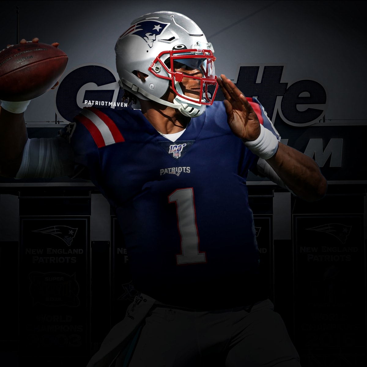 Patriots: Check out Cam Newton's first photo in Pats jersey