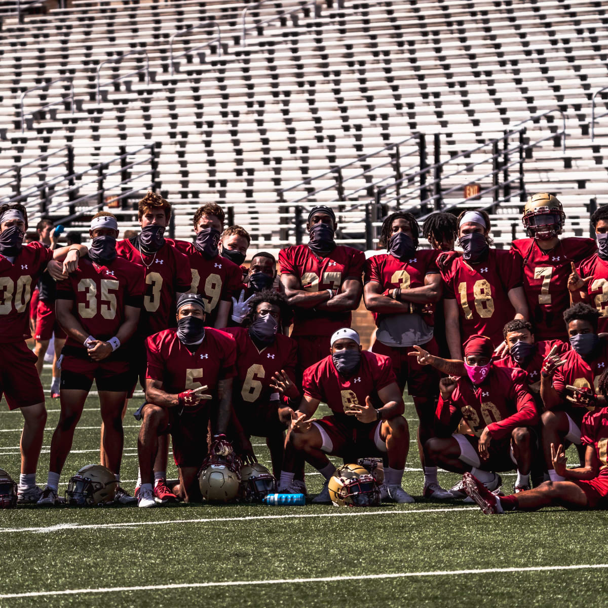 Boston College begins football practice with high expectations and a  welcome normalcy