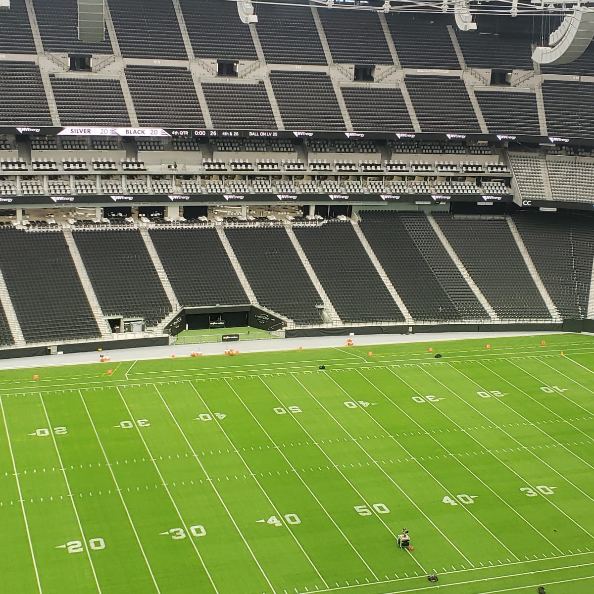 Coach Gruden Tours Allegiant Stadium in Las Vegas