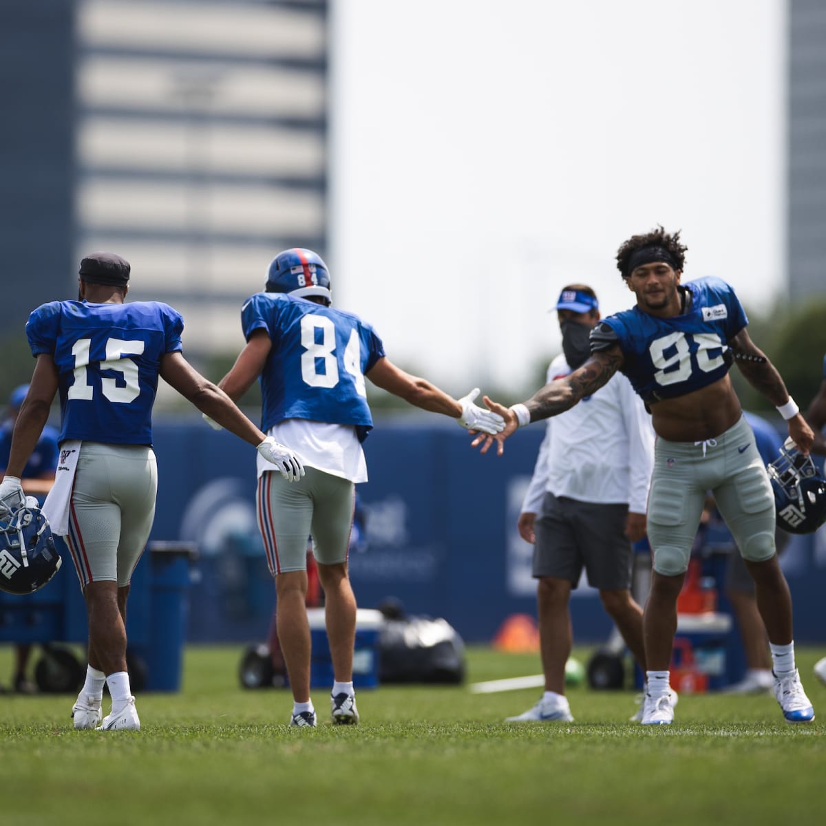 Saquon Barkley wows at NY Giants practice, first scare of camp follows