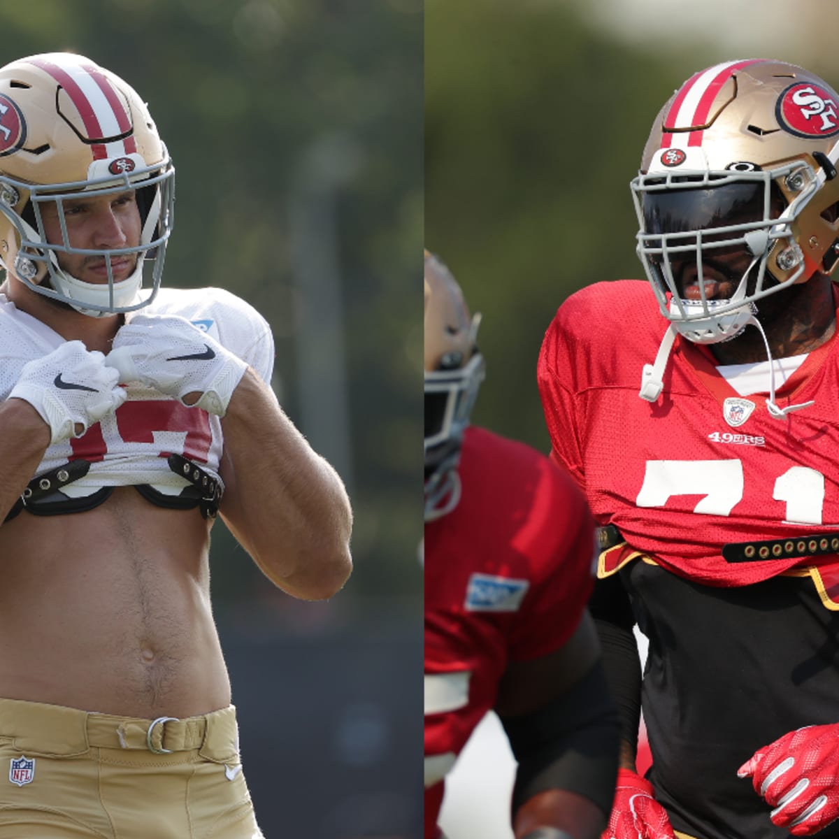 Nick Bosa-Trent Williams matchup highlights 49ers camp