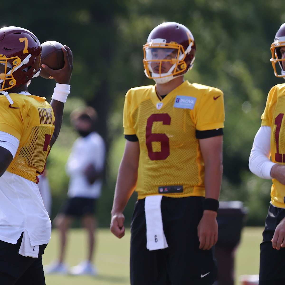 Redskins QB Dwayne Haskins embraces new role, cherishes added reps