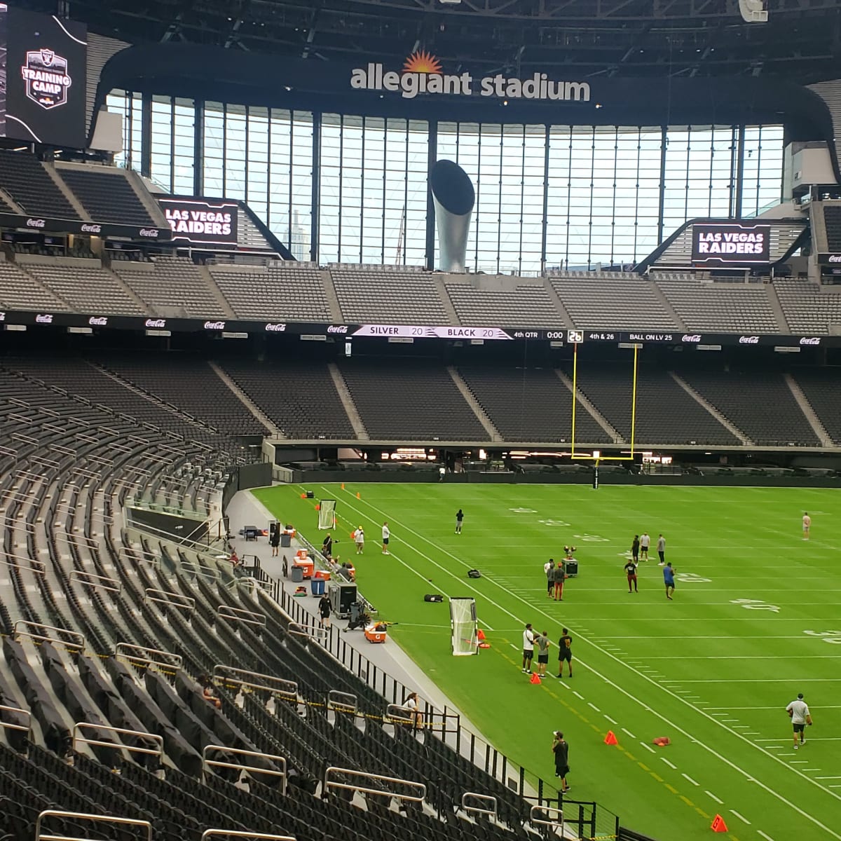 Raiders games at Allegiant drew over 500k fans last season, Allegiant  Stadium