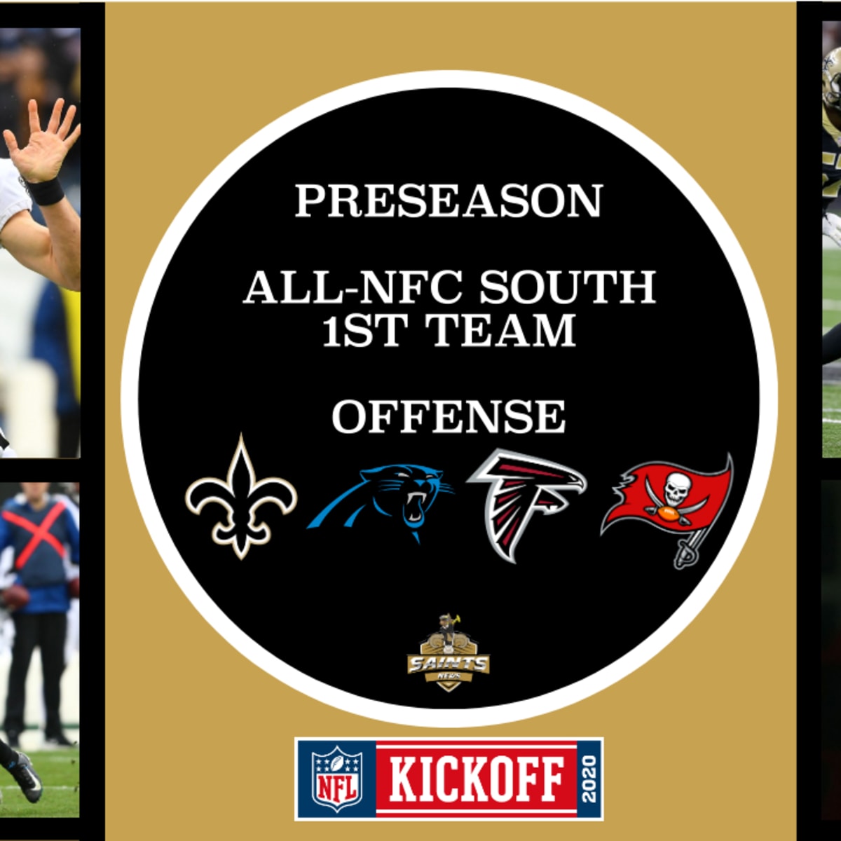 NFC South First-Team Offensive Players - Sports Illustrated New Orleans  Saints News, Analysis and More