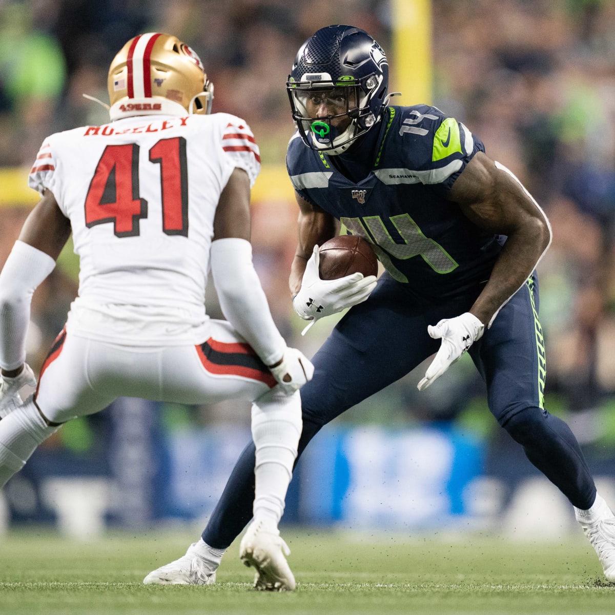 San Francisco 49ers defensive back Emmanuel Moseley (41) is seen