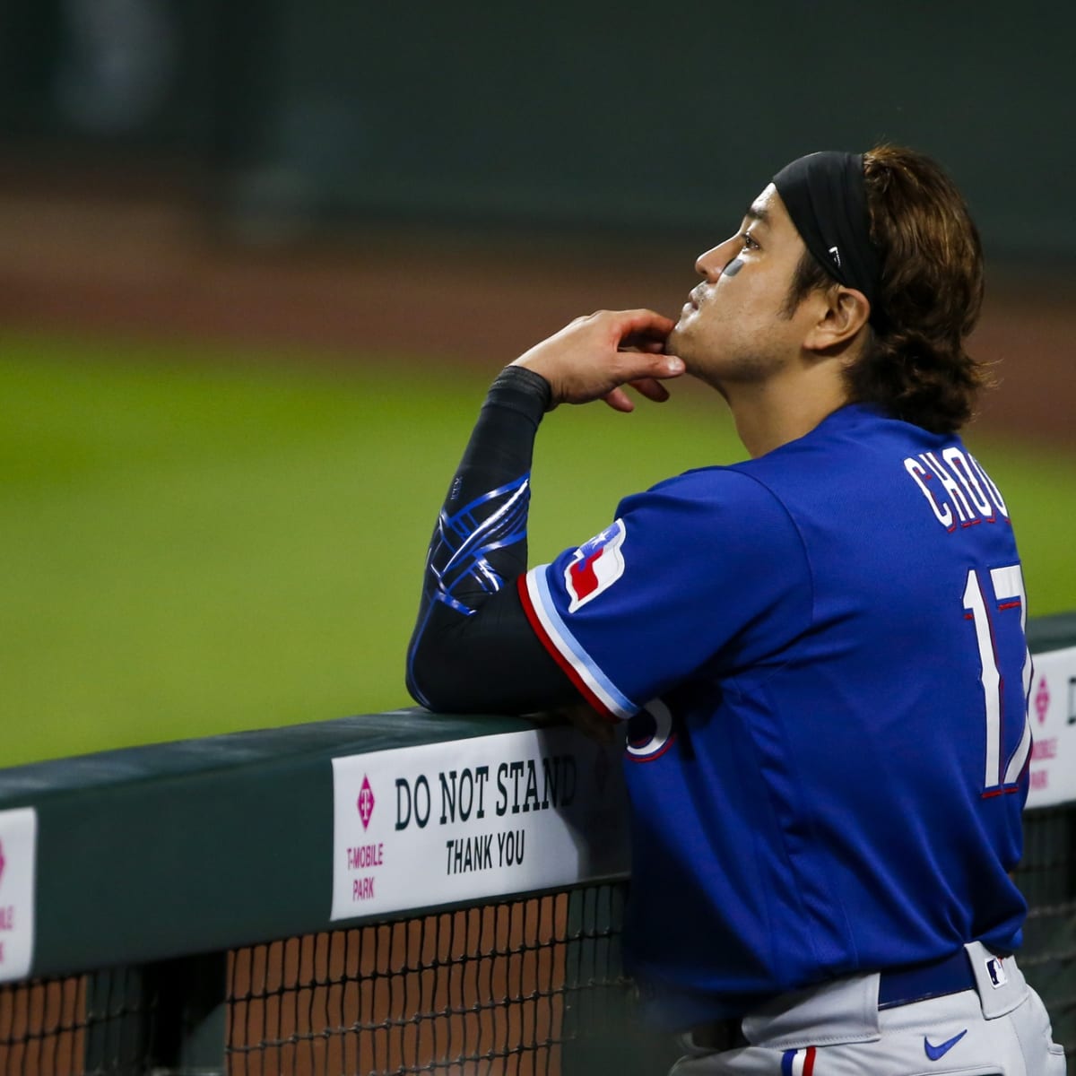 We love a good @rangers first-pitch moment! Especially when it's from one  of our students. Angel Rodriguez comes off an All-American season…