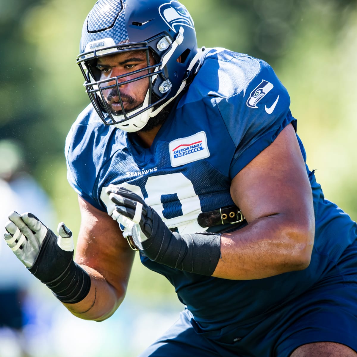 Seattle Seahawks offensive guard Jordan Simmons (66) in action during an  NFL football game against the Washington Football Team, Sunday, Dec. 20,  2020 in Landover, Md. (AP Photo/Daniel Kucin Jr Stock Photo - Alamy