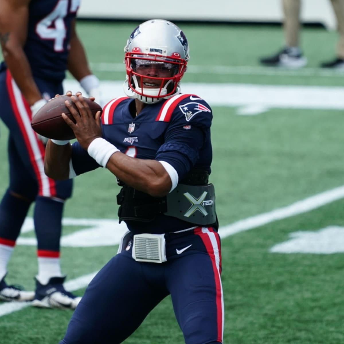 WATCH: Cam Newton scores first touchdown in Patriots uniform