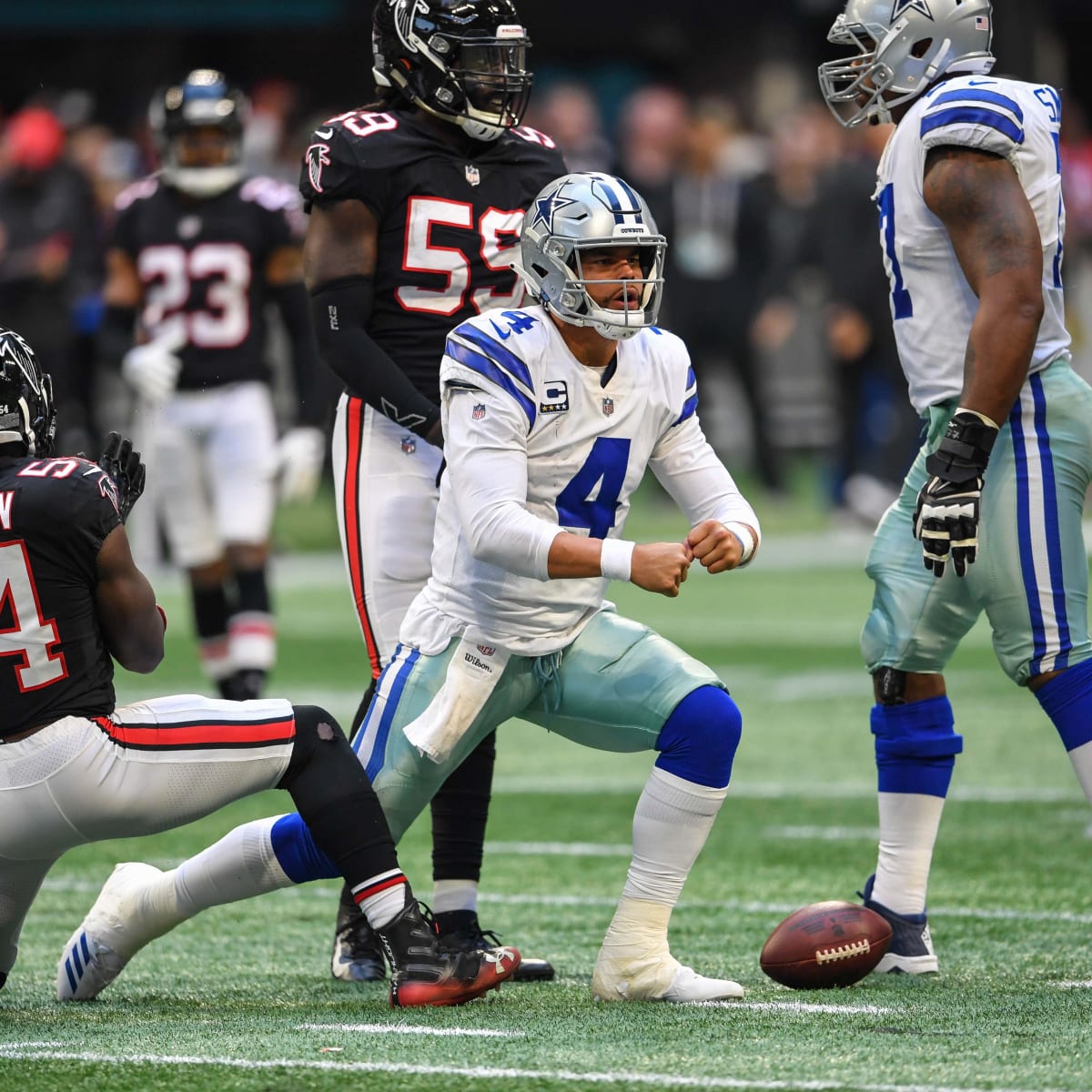 Atlanta Falcons Allow Opening TD to Cowboys, Trail 7-3 at Dallas