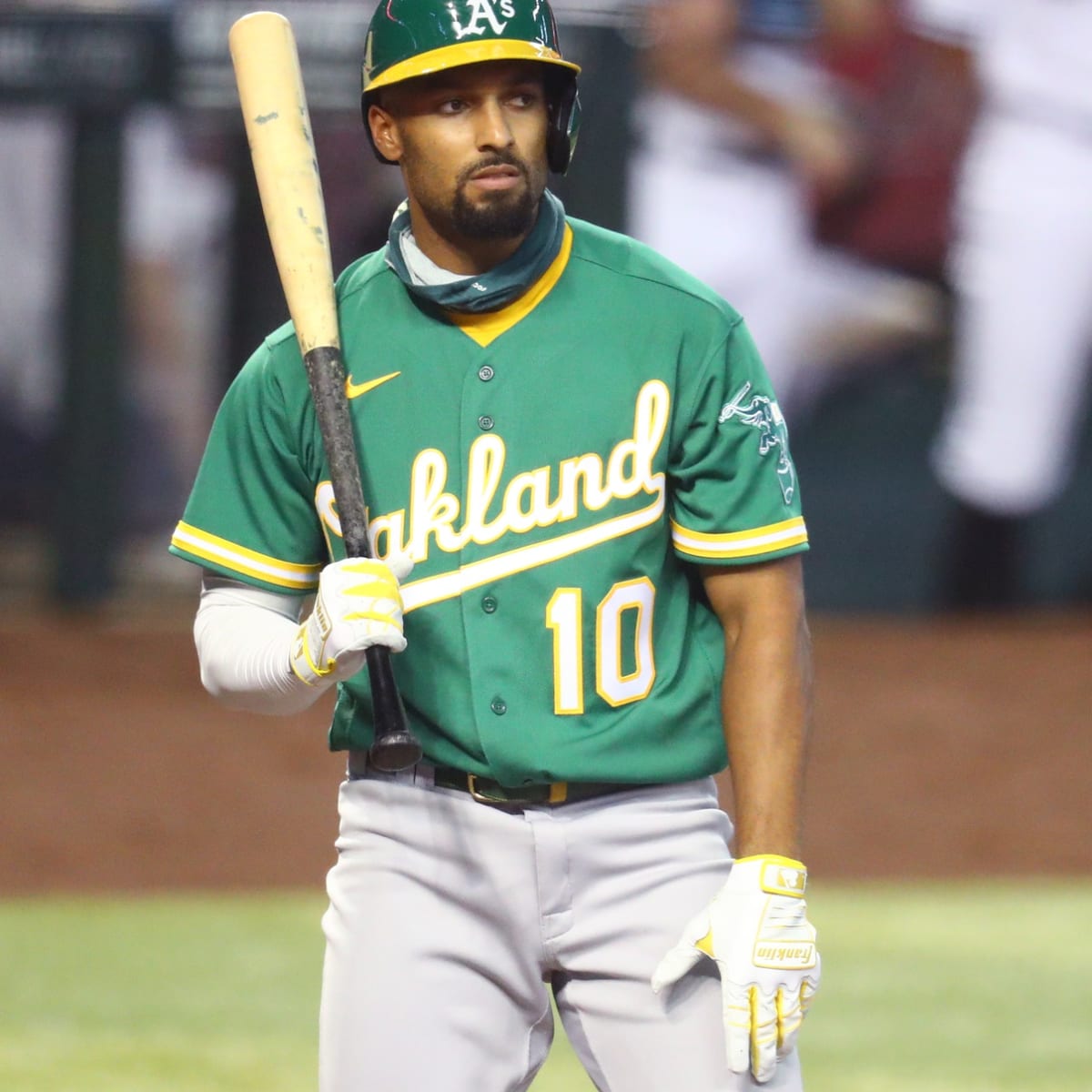2019 Oakland A's Athletics Marcus Semien #10 Game Issued Grey Jersey 150 P  425