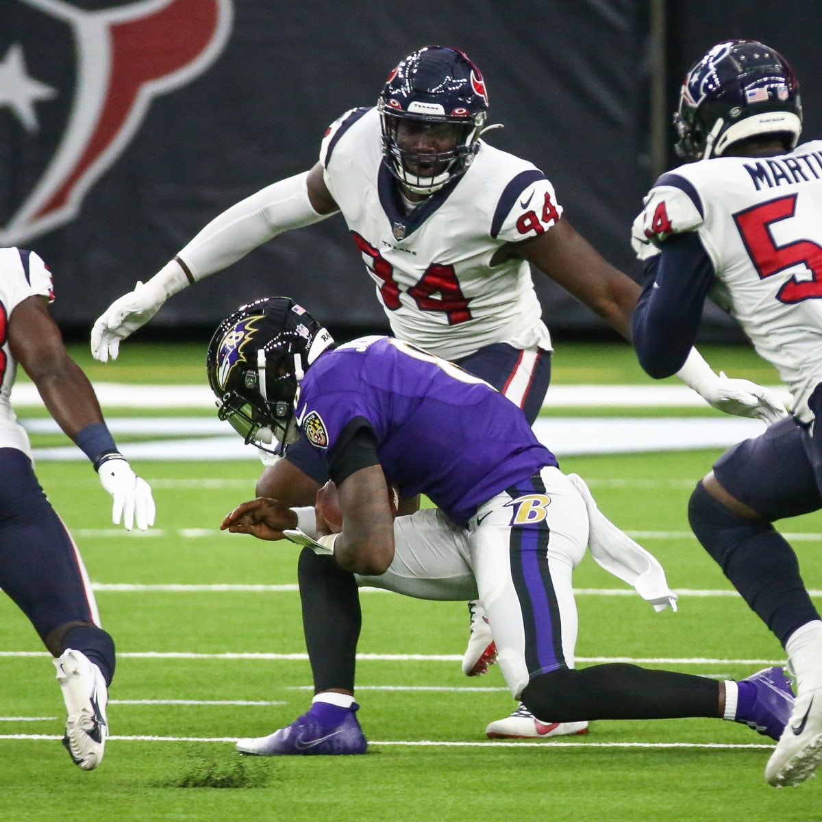 Houston Texans vs. Baltimore Ravens Notebook: Defense Contains Lamar  Jackson - Sports Illustrated Houston Texans News, Analysis and More