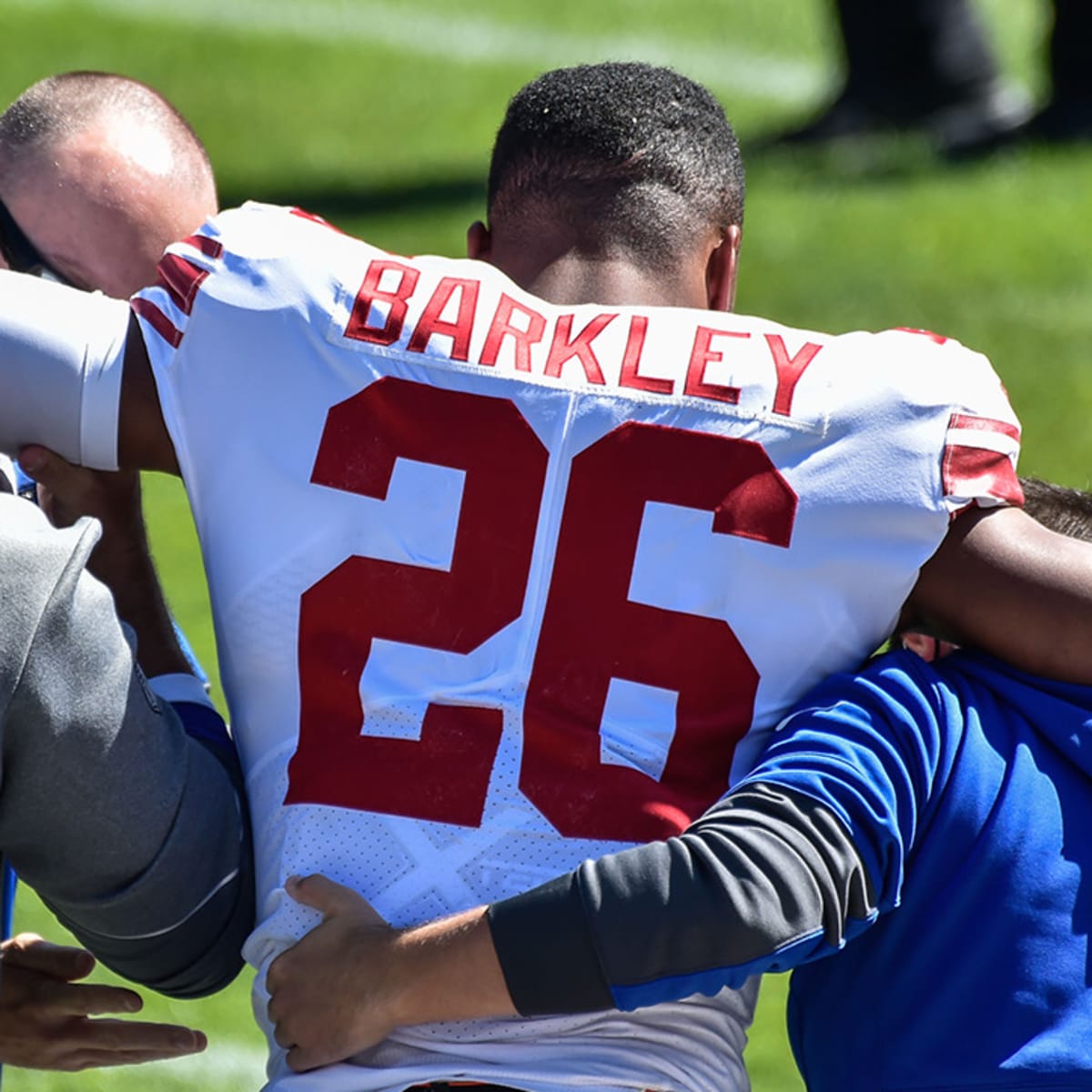 NFL news: Giants' Saquon Barkley suffers ankle injury in Week 2