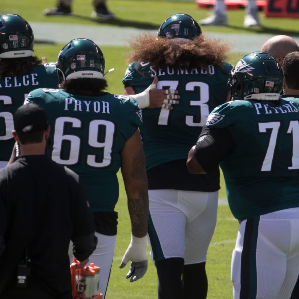 Eagles' offensive line is off the charts, according to new data