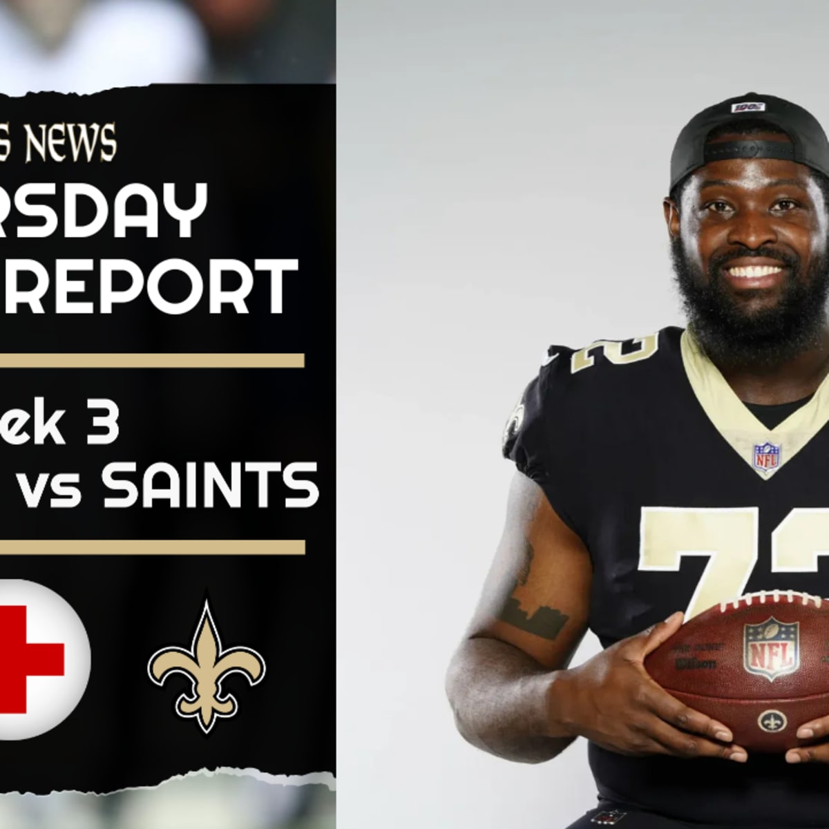 Packers vs. Saints Injury Report — Week 3