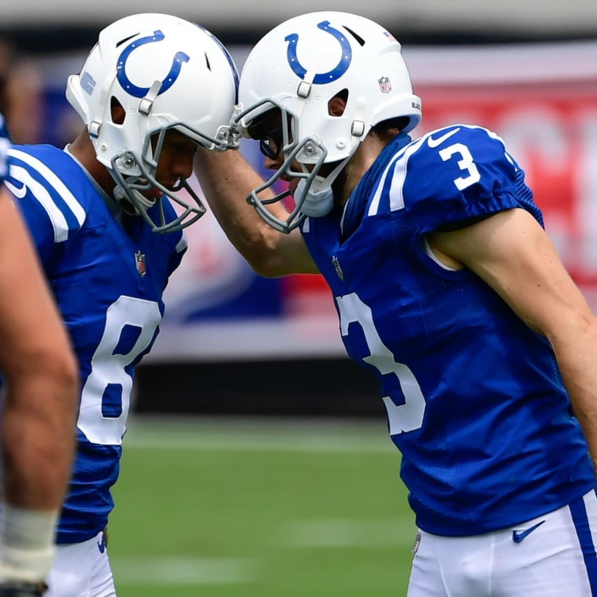 CLEVELAND, OH - OCTOBER 11: Indianapolis Colts Punter Rigoberto Sanchez (8)  in game action during a NFL game between the Indianapolis Colts and the  Cleveland Browns on October11, 2020 at FirstEnergy Stadium