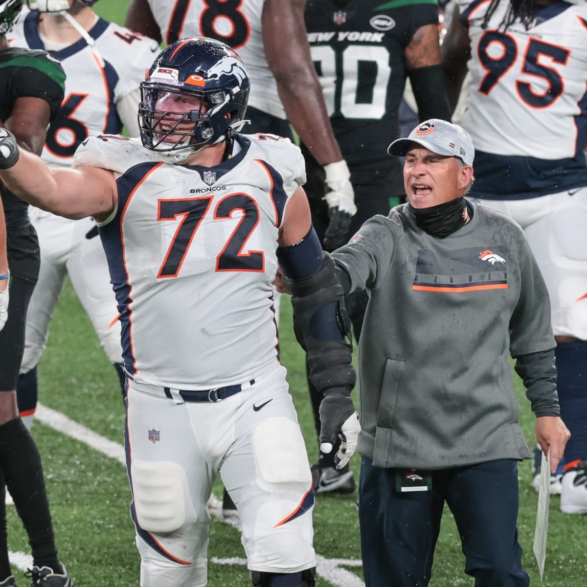 Denver Broncos LT Garett Bolles Drops Expletive in Response to 50-Point  Miami Dolphins Loss - Sports Illustrated Mile High Huddle: Denver Broncos  News, Analysis and More