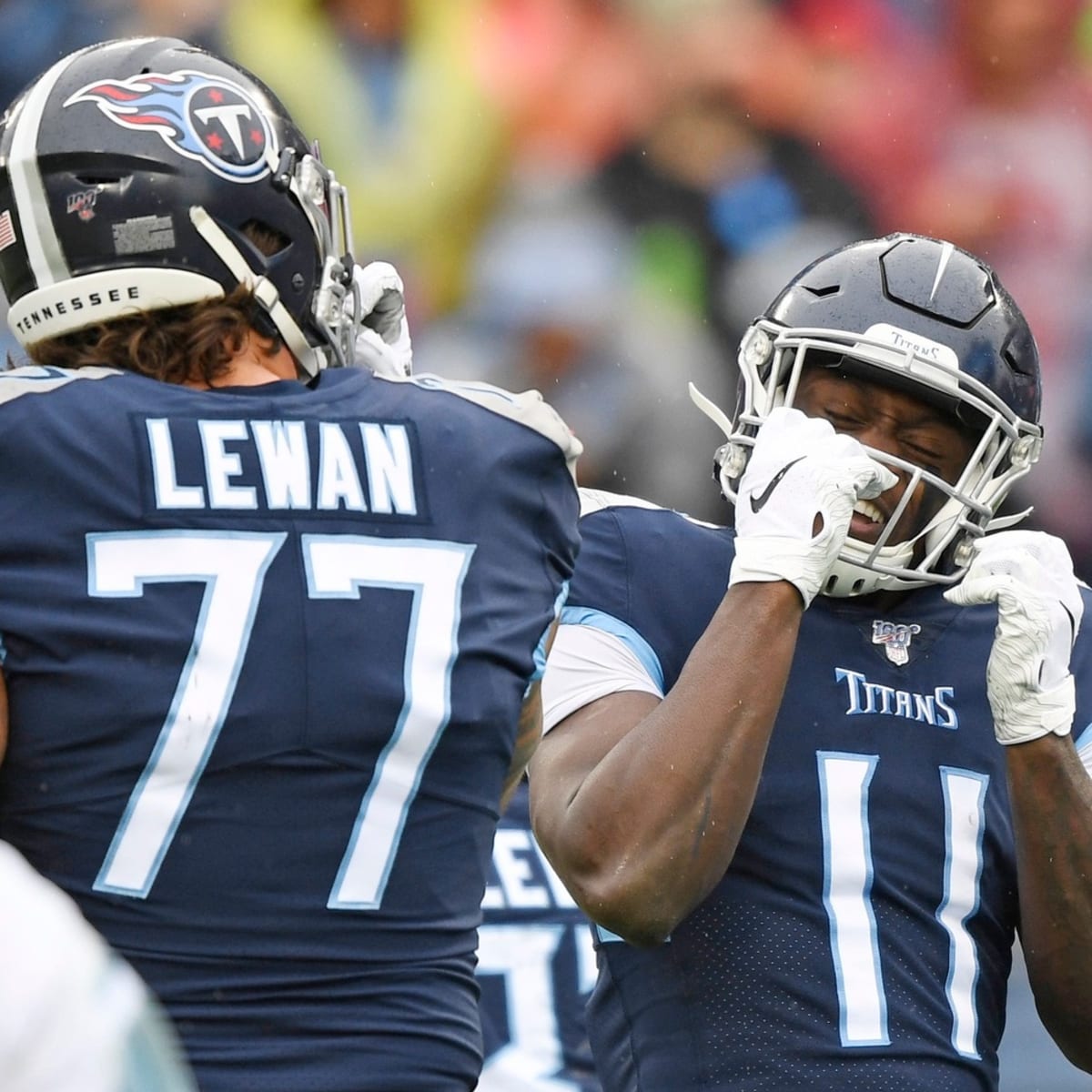 Tennessee Titans' A.J. Brown questionable to return after injury