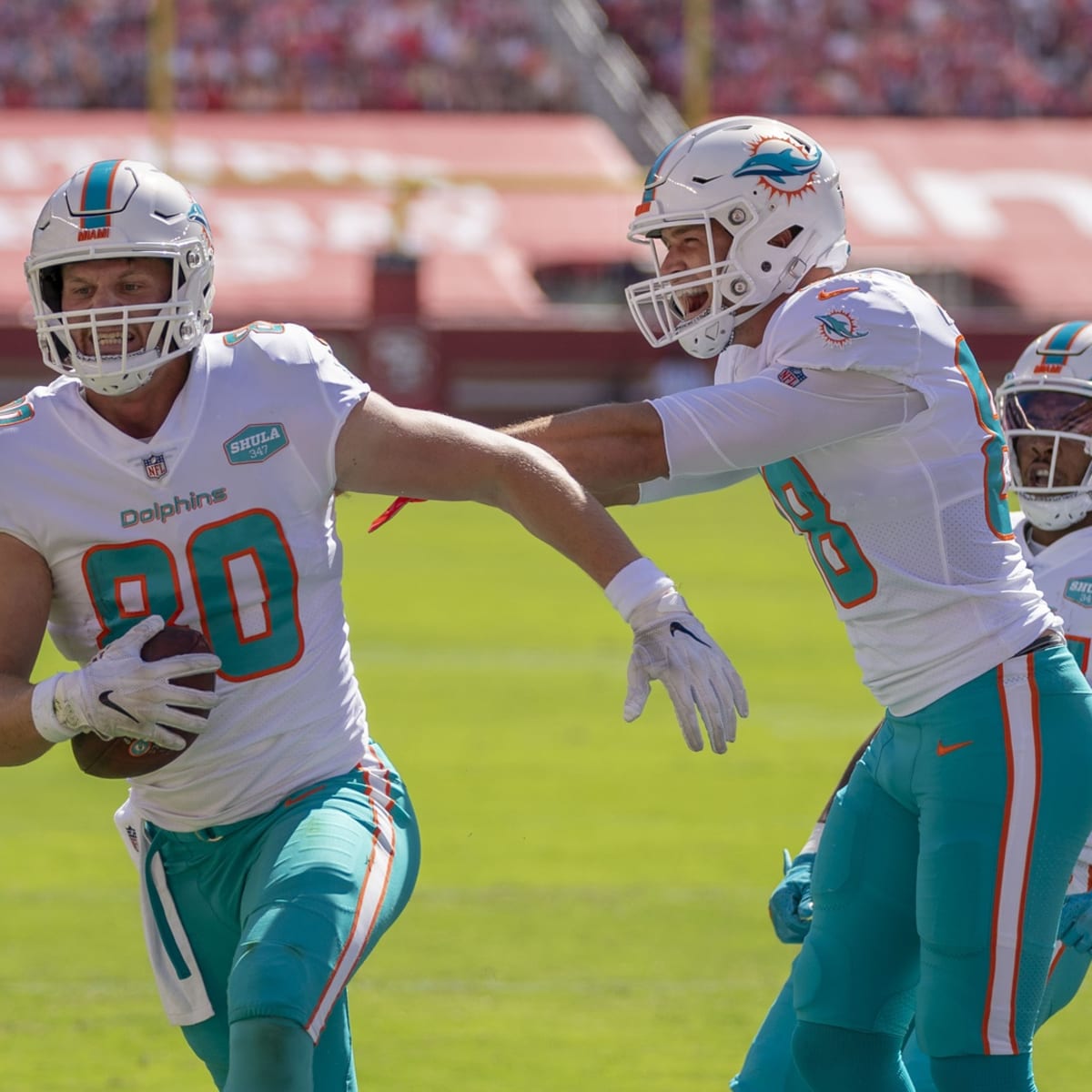 Fitzpatrick's 3 TD passes lead Dolphins past 49ers 43-17