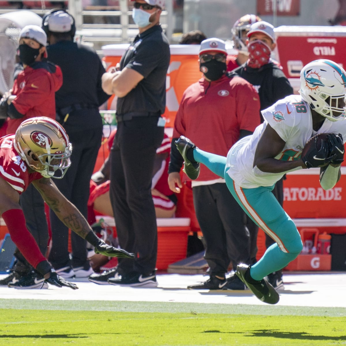 Fitzpatrick's 3 TD passes lead Dolphins past 49ers 43-17 San