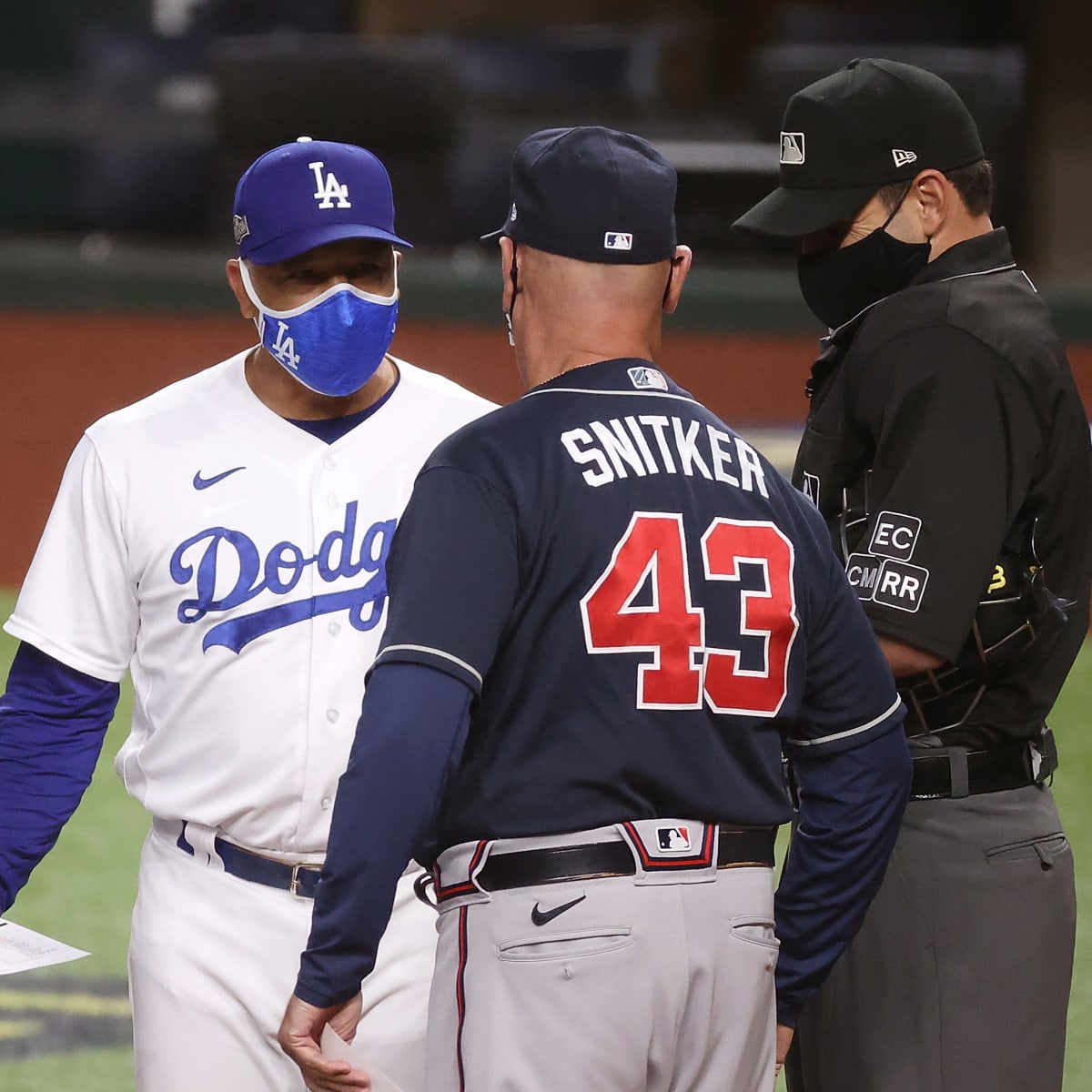 Braves on Brian Snitker's ejection in Tuesday's win over Mets 