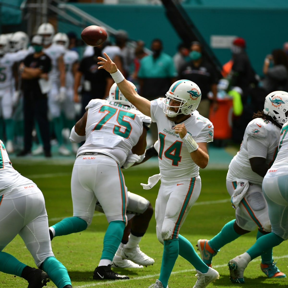 Ryan Fitzpatrick Having Fun, Bringing Energy To Dolphins