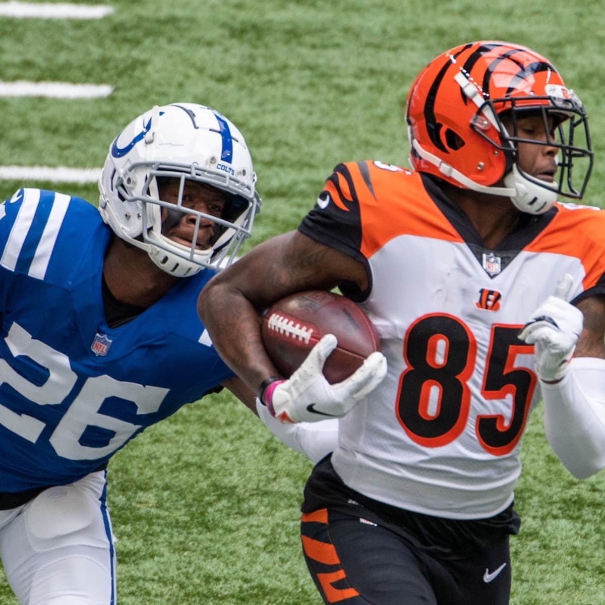 Bengals WR Tee Higgins closing in on rookie record