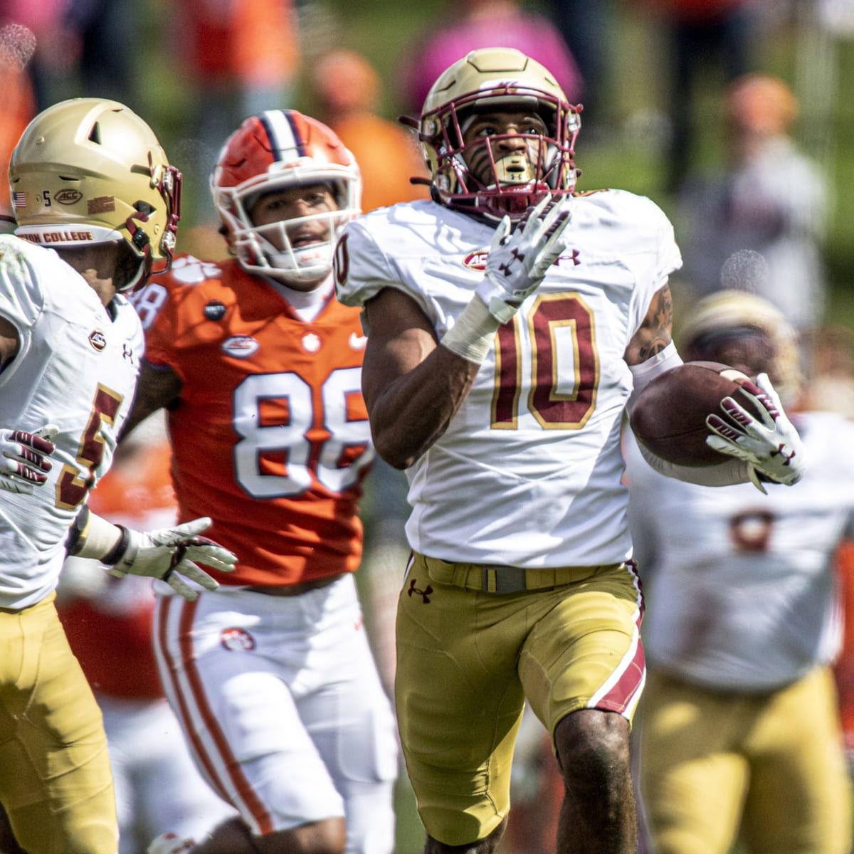 Boston College LB Isaiah Graham-Mobley participates in 2022 NFL draft  combine