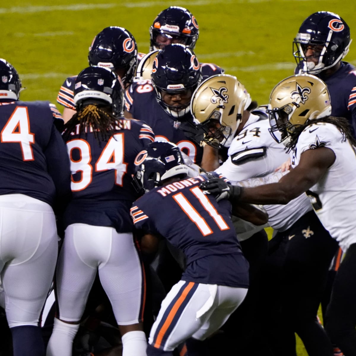 Chicago Bears WR Punches Saints' CJ Gardner-Johnson, Twitter Loses It