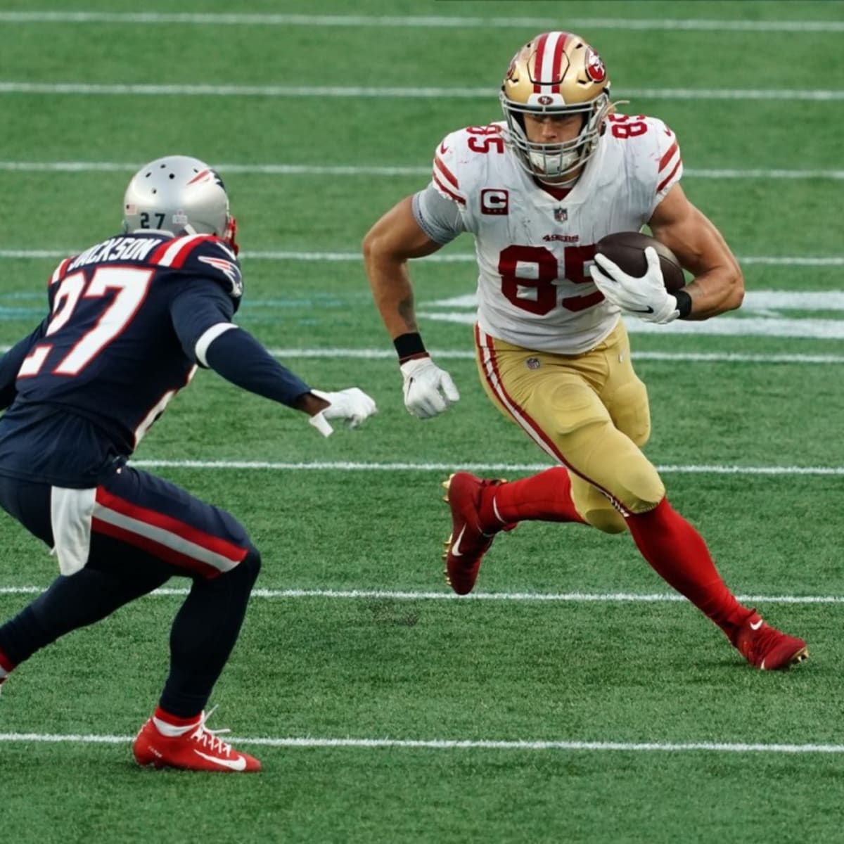 Report: 49ers' George Kittle to miss eight weeks with broken foot