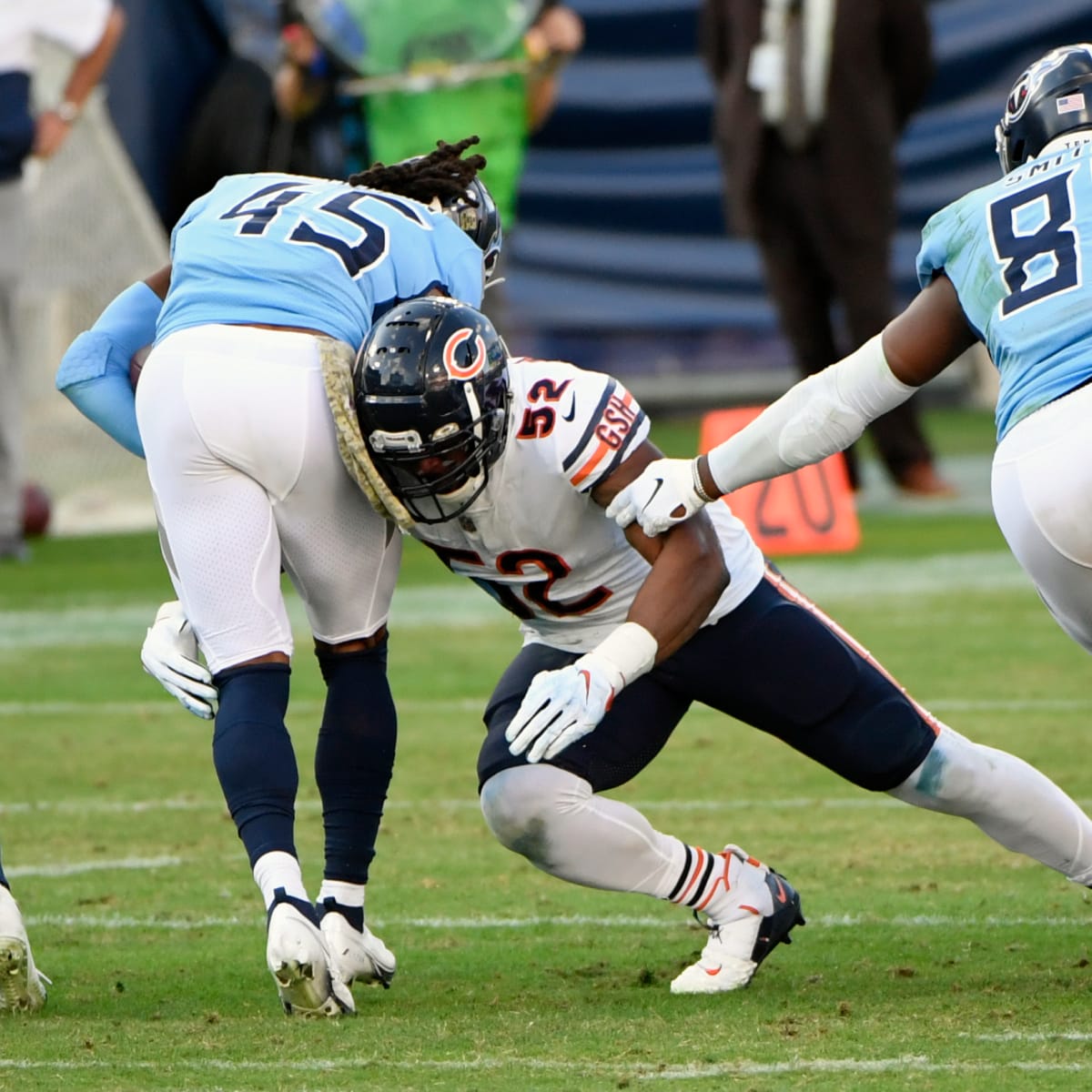 Chicago Bears OLB Khalil Mack, KR Cordarrelle Patterson voted to