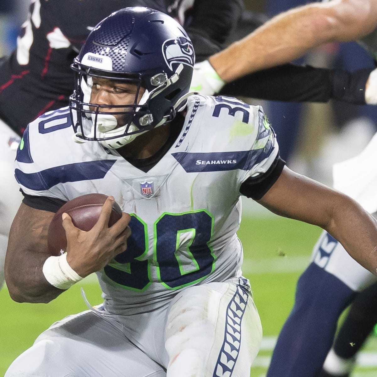 Seahawks rushing attack is still nonexistent, Chris Carson not used most of  second half - NBC Sports