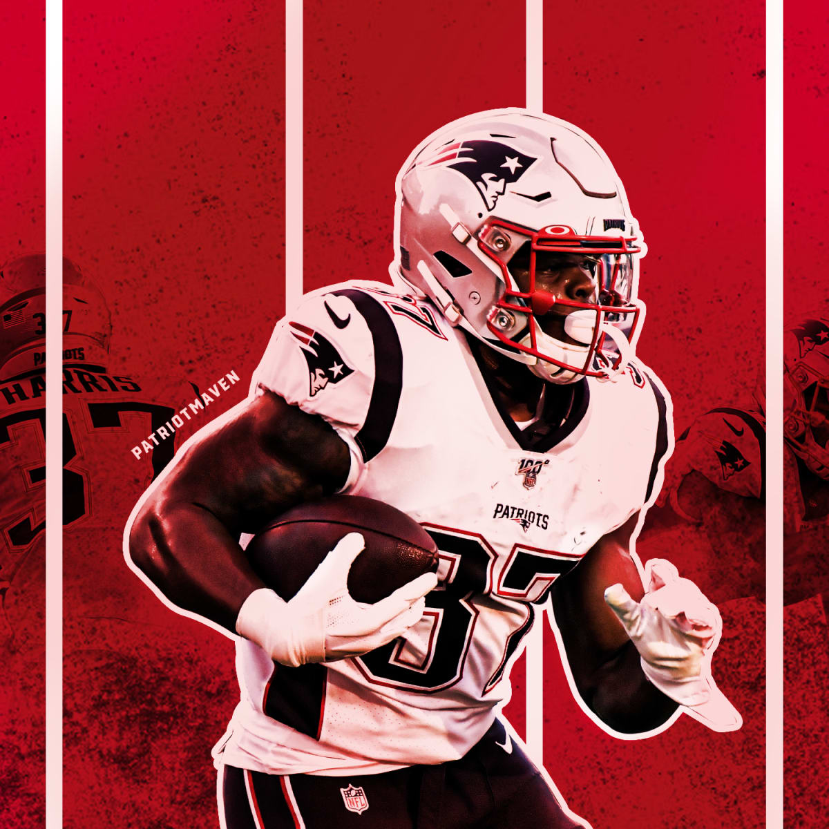 damien harris wallpaper