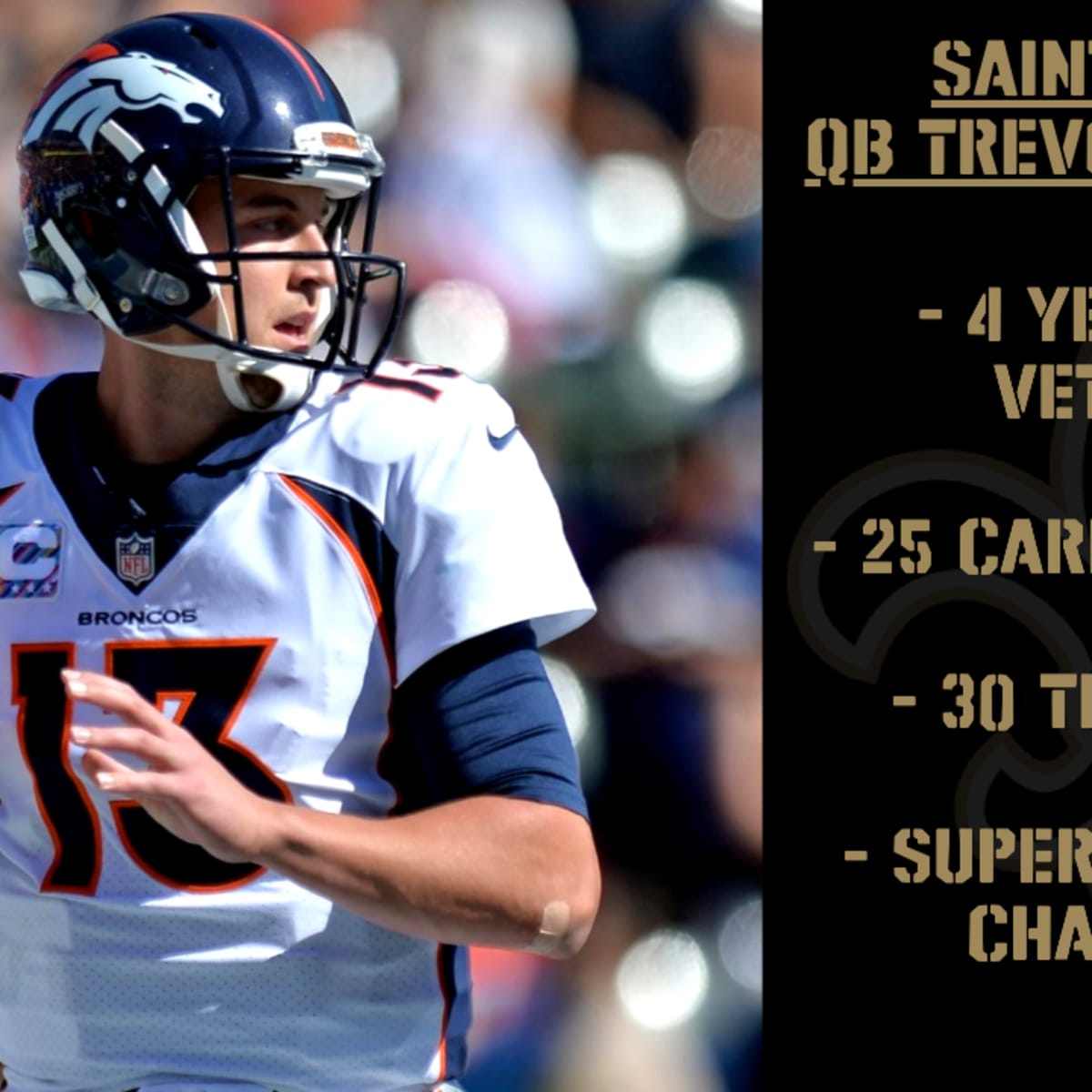 Trevor Siemian officially named New Orleans Saints starting