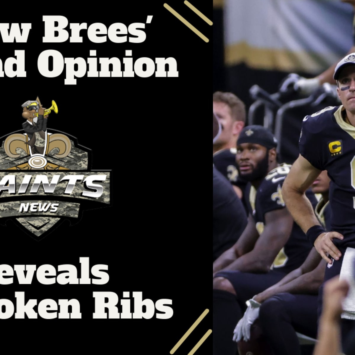 Source: Drew Brees improving from broken ribs; could play next week against  the Eagles