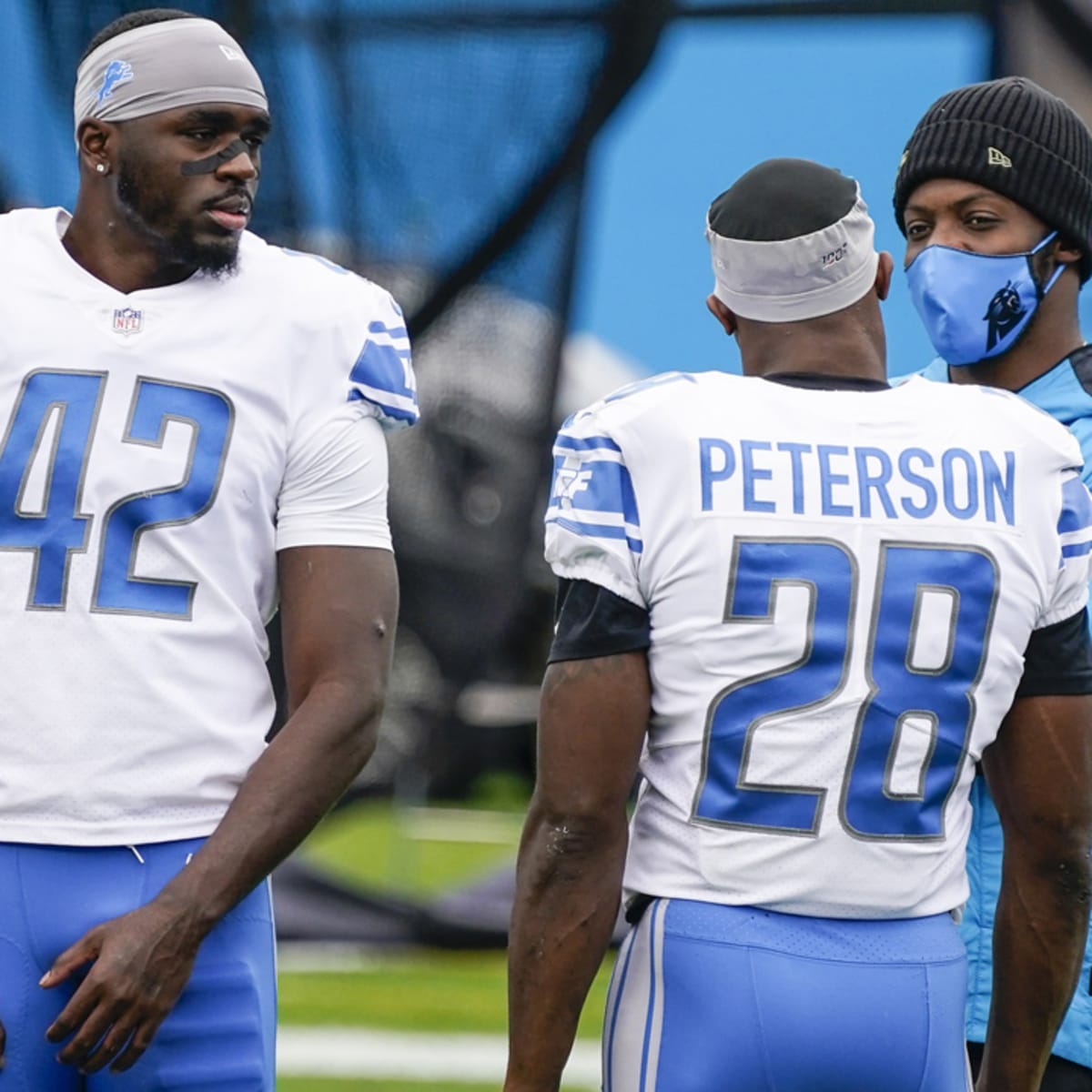 Detroit Lions' Adrian Peterson critical of his big day in 1st