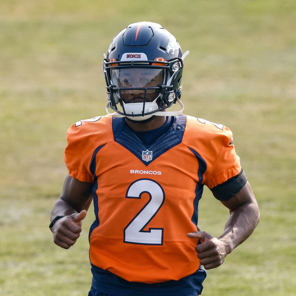 FOX Sports: NFL on X: After all QBs on the Broncos roster were placed on  the COVID Reserve list, practice squad WR Kendall Hinton warms up as he  prepares to start at