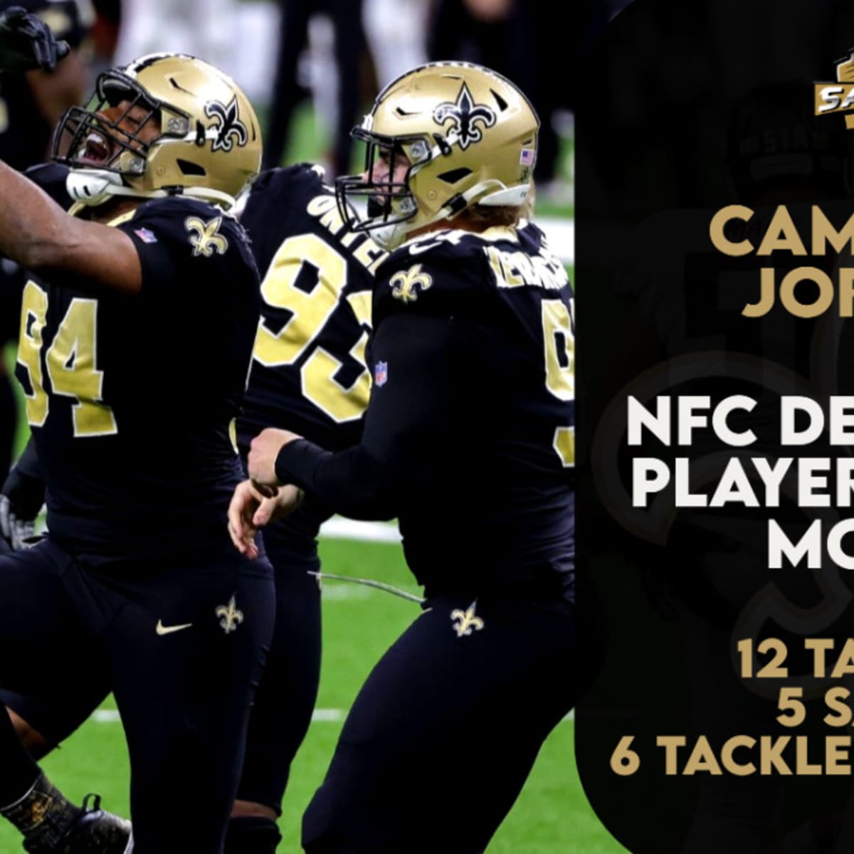 Cam Jordan named NFC Defensive Player of the Month