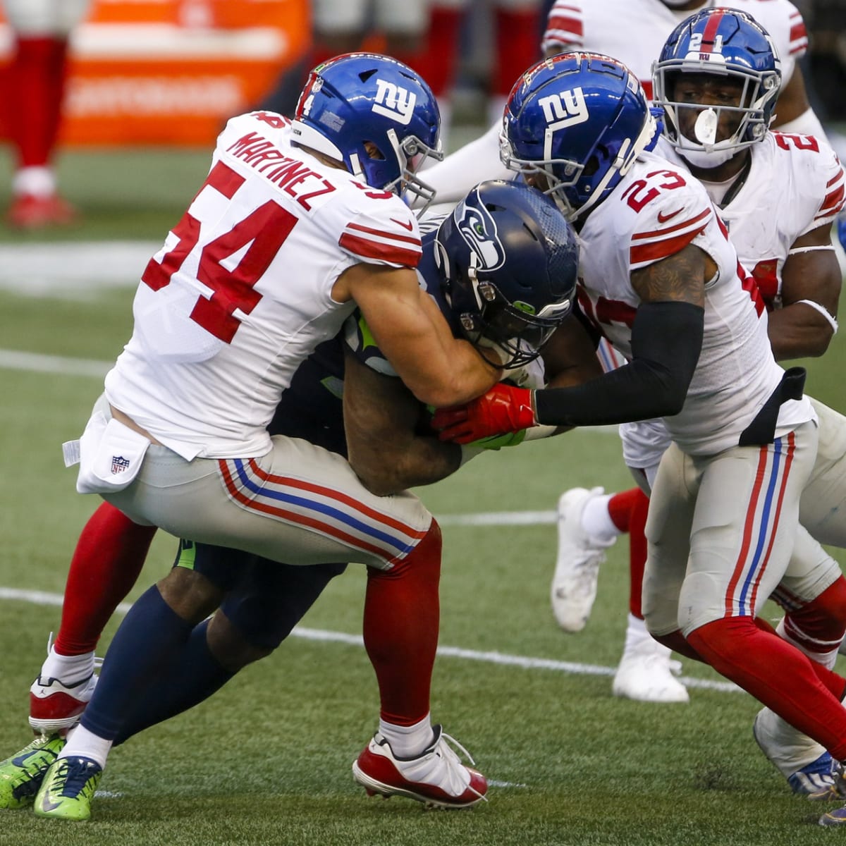 Giants Outmuscle Seahawks in Season's Biggest Upset - The New York Times
