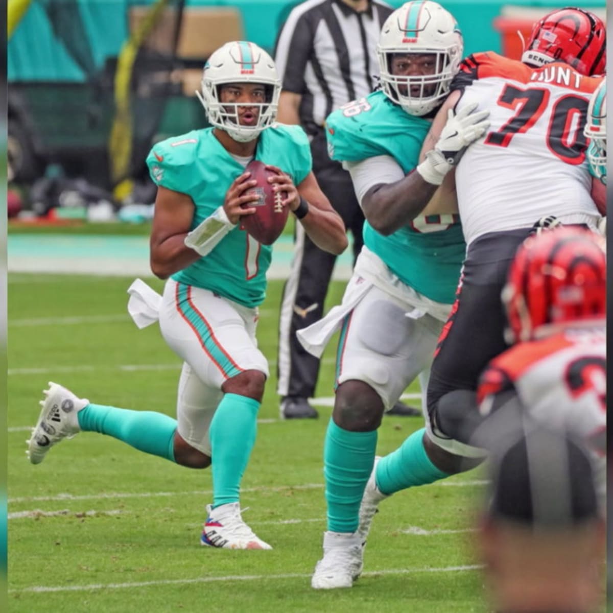 Tua throws for 296 yards as Dolphins beat Bengals 19-7