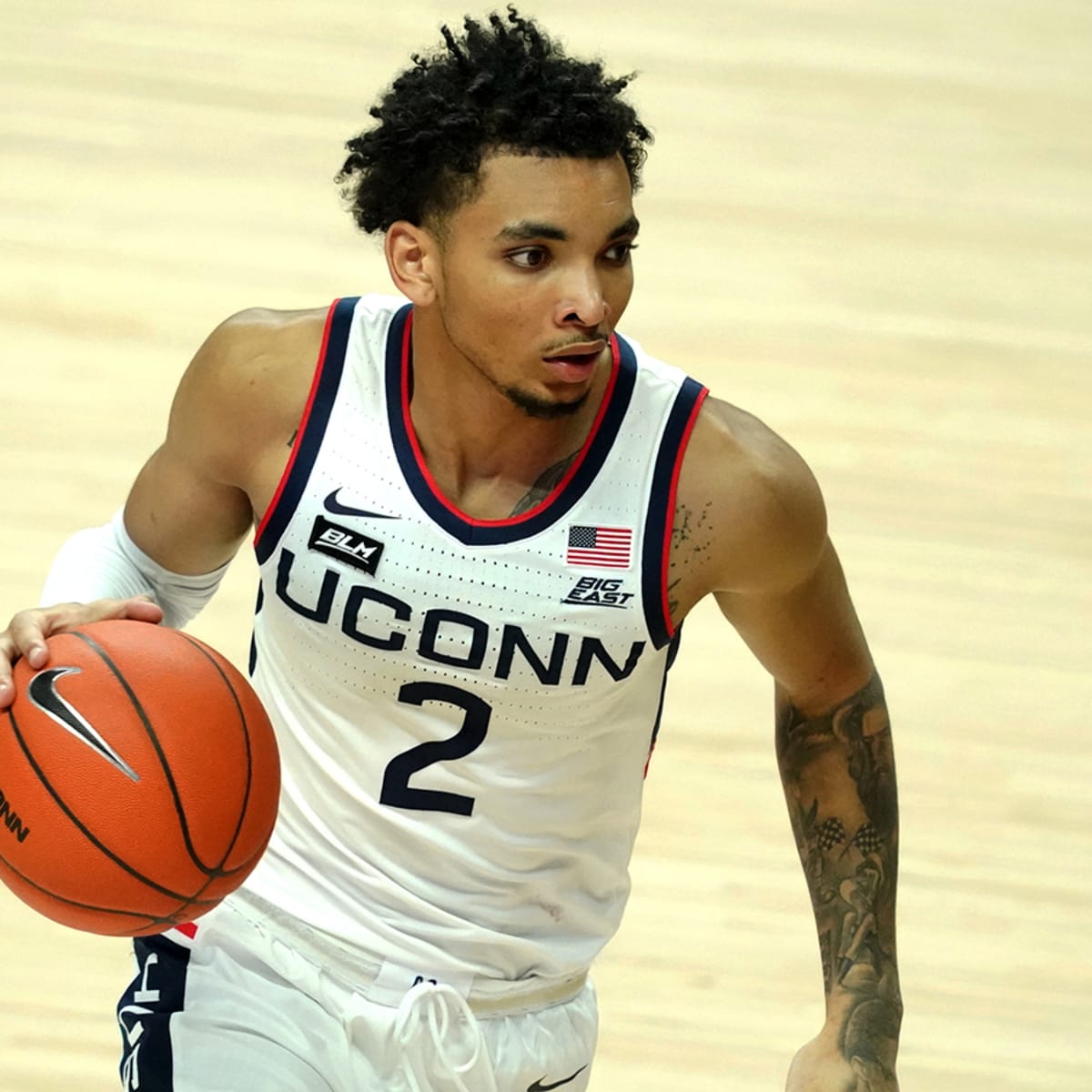 Former UConn guard James Bouknight drafted to the Charlotte Hornets