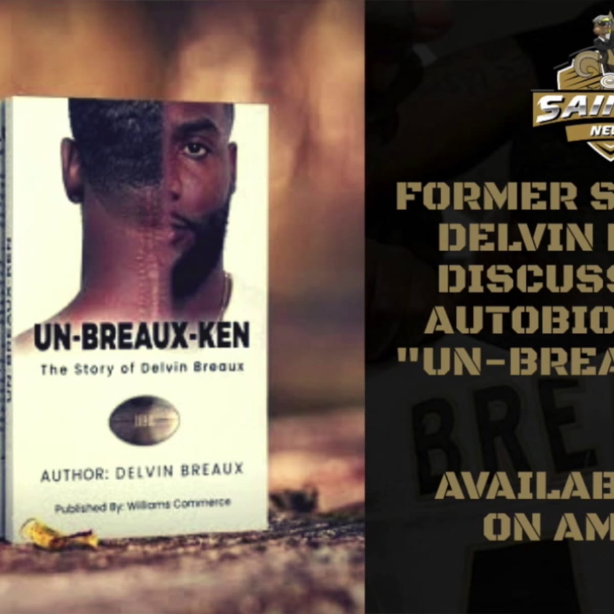 Saints program cover story: Delvin Breaux