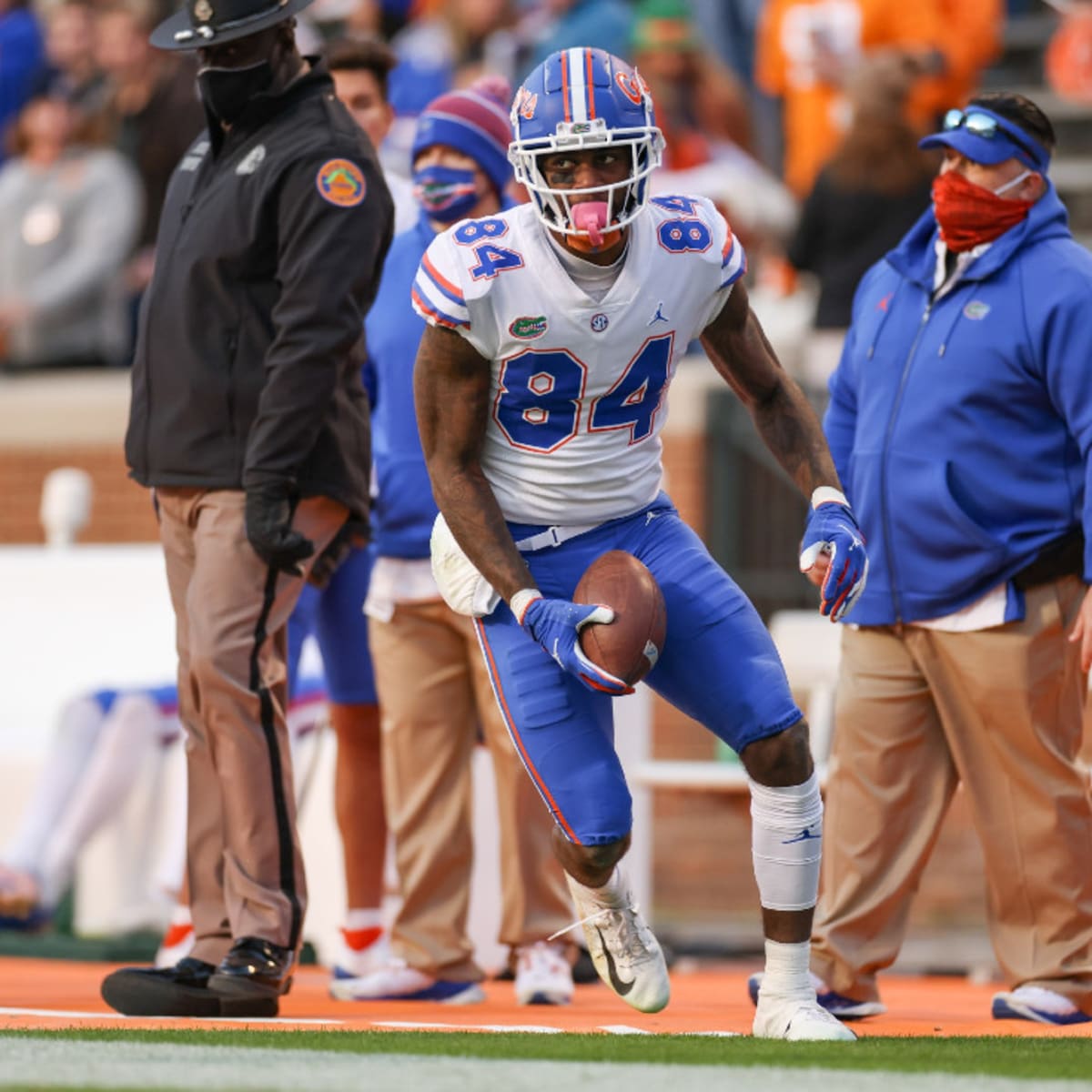 Kyle Pitts Florida Gators Unsigned Running Photograph